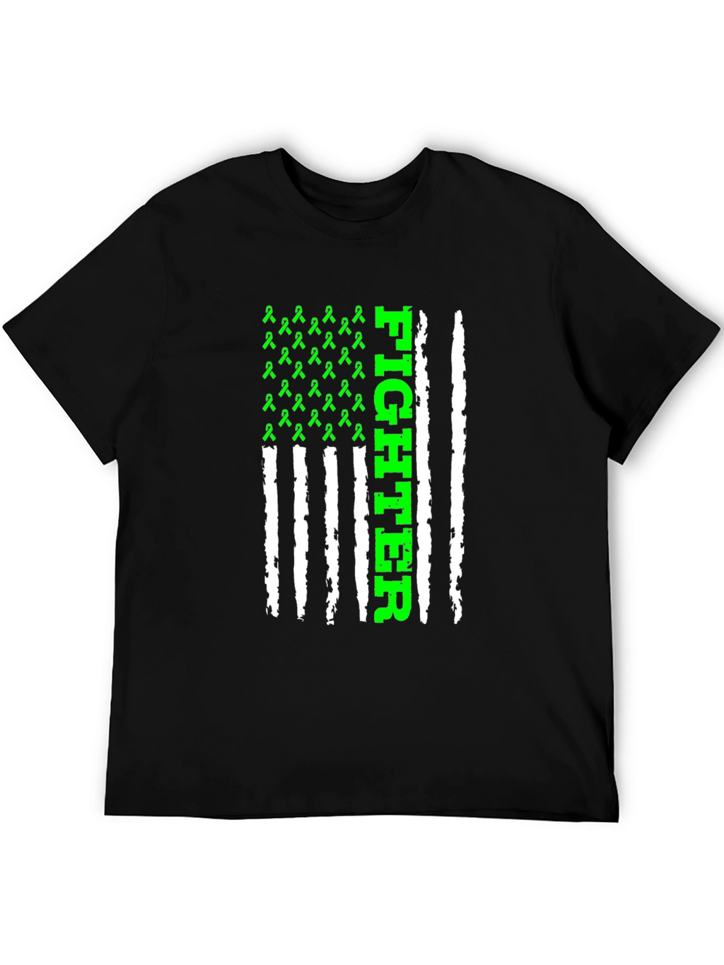 Fighter Awareness Ribbon Graphic T-Shirt