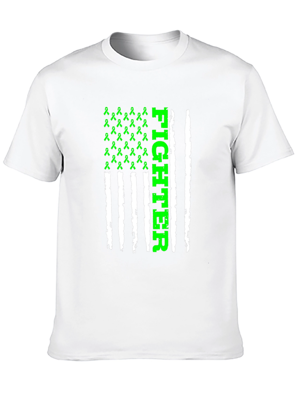 Fighter Awareness Ribbon Graphic T-Shirt