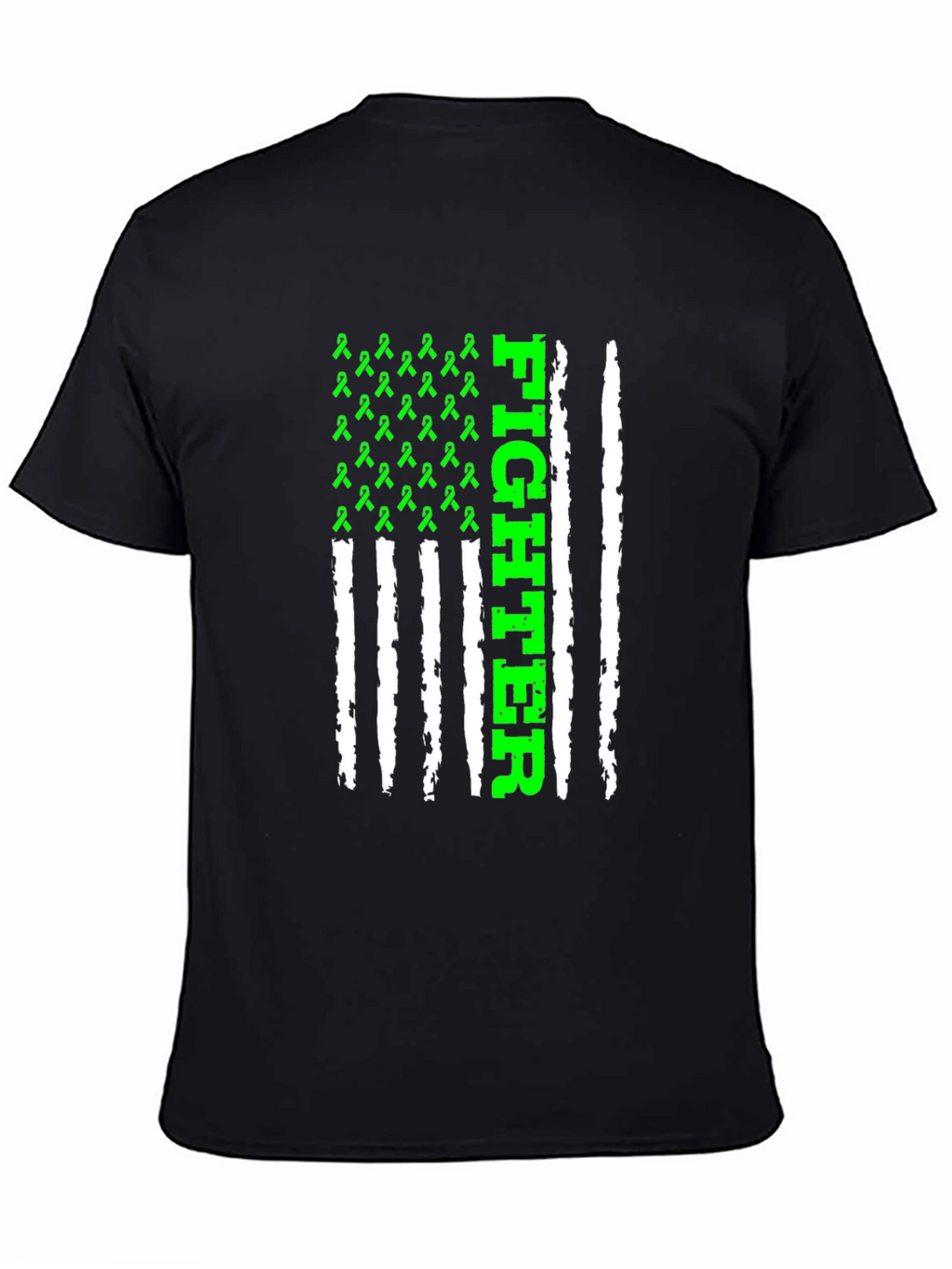 Fighter Awareness Ribbon Graphic T-Shirt