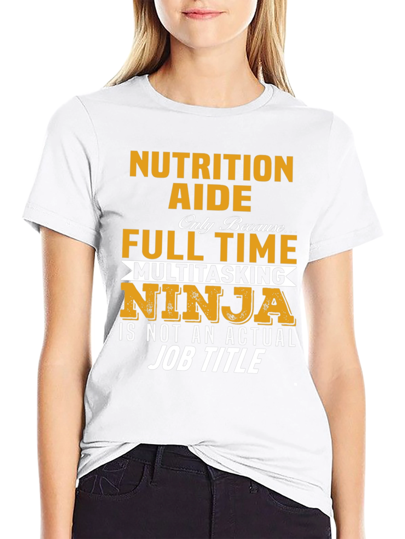 Nutrition Aide Full Time Ninja T-Shirt
