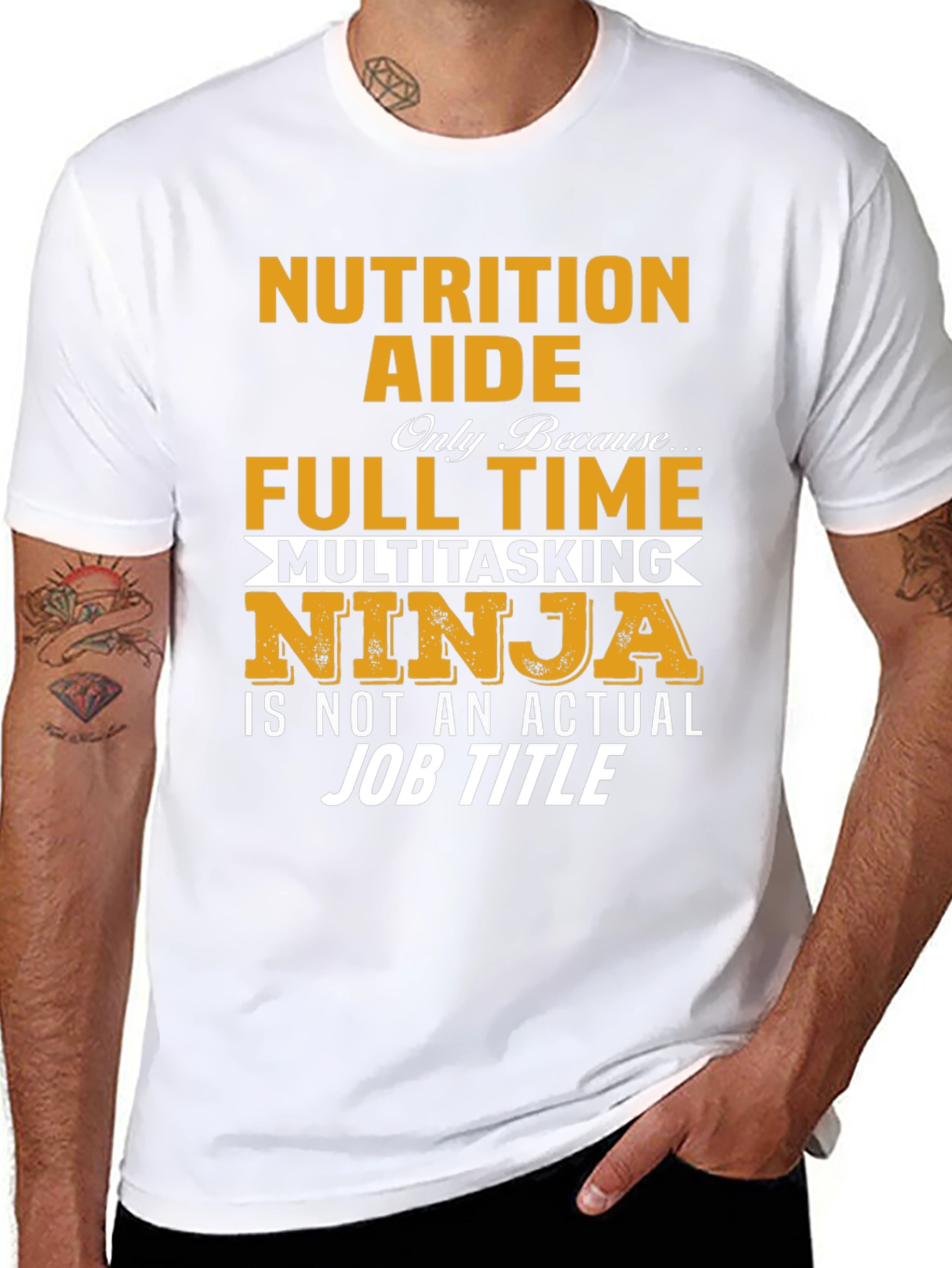 Nutrition Aide Full Time Ninja T-Shirt