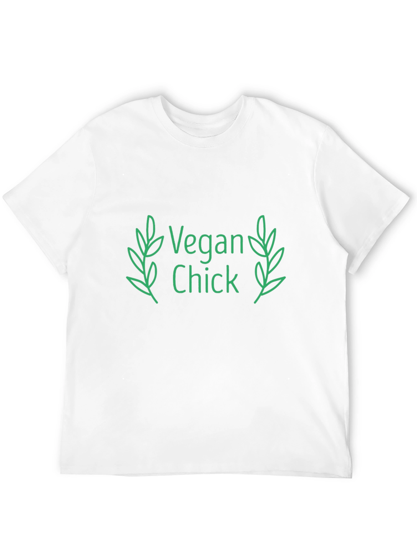 Vegan Chick Tee - Black Cotton T-Shirt