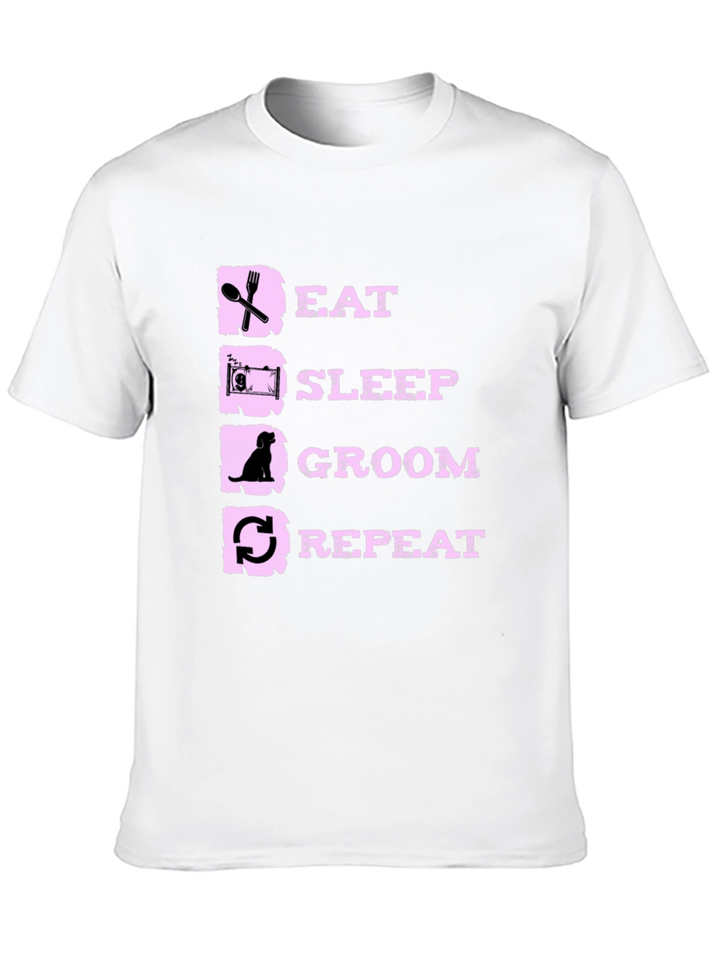 Eat Sleep Groom Repeat T-Shirt