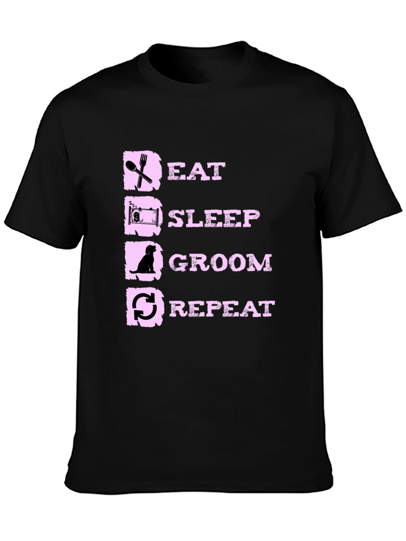 Eat Sleep Groom Repeat T-Shirt