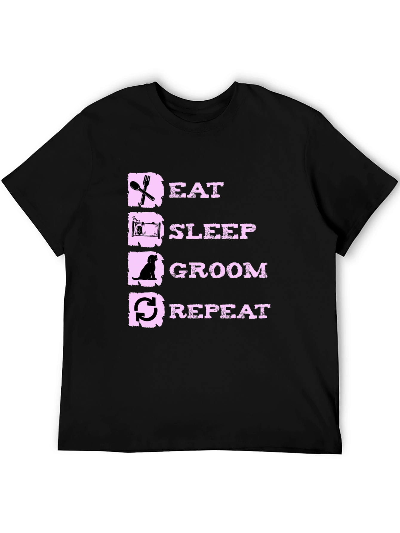 Eat Sleep Groom Repeat T-Shirt