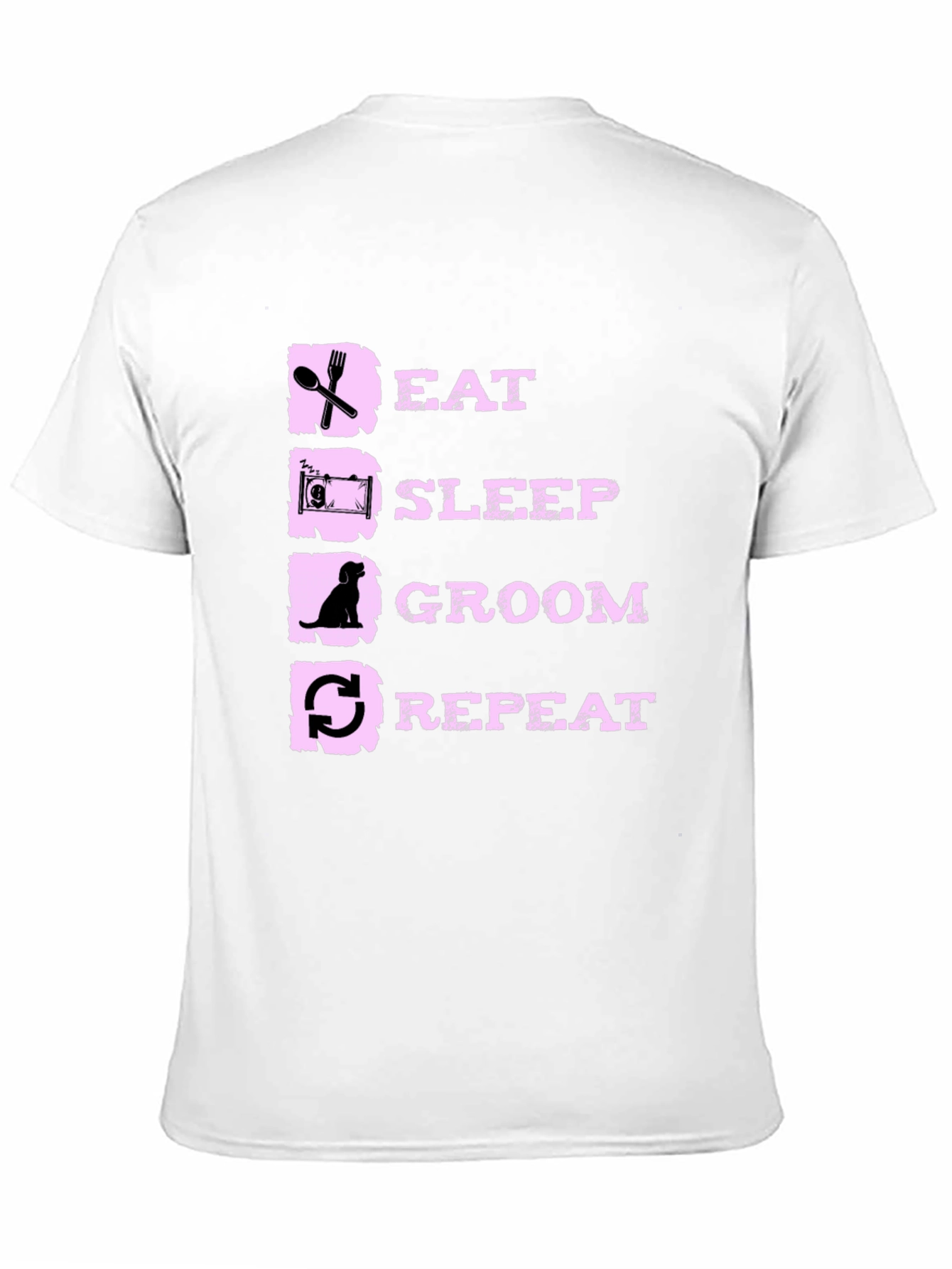 Eat Sleep Groom Repeat T-Shirt