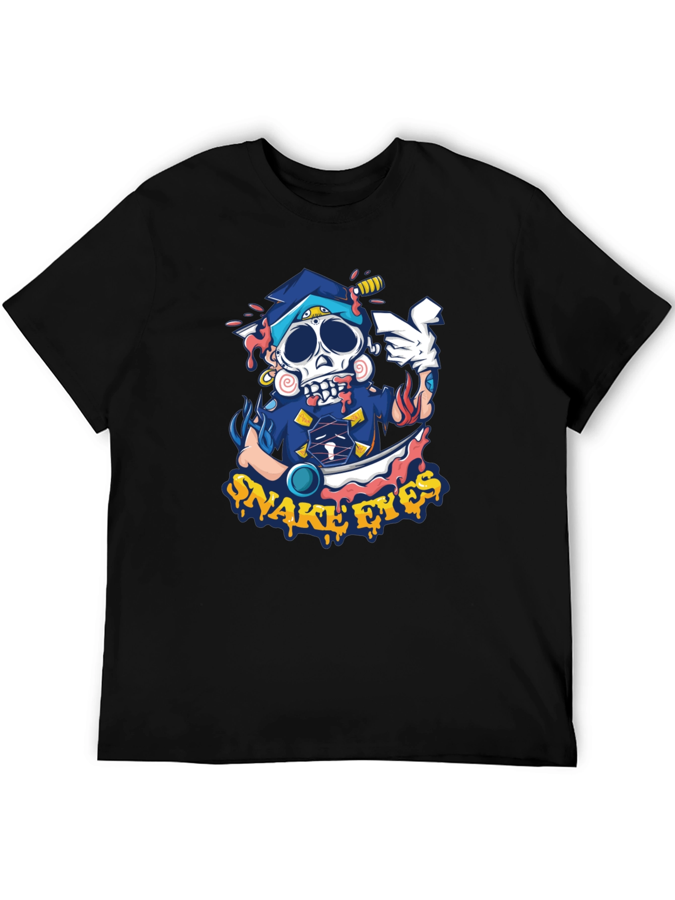 Snake Eyes Graphic T-Shirt - Edgy & Unique Design