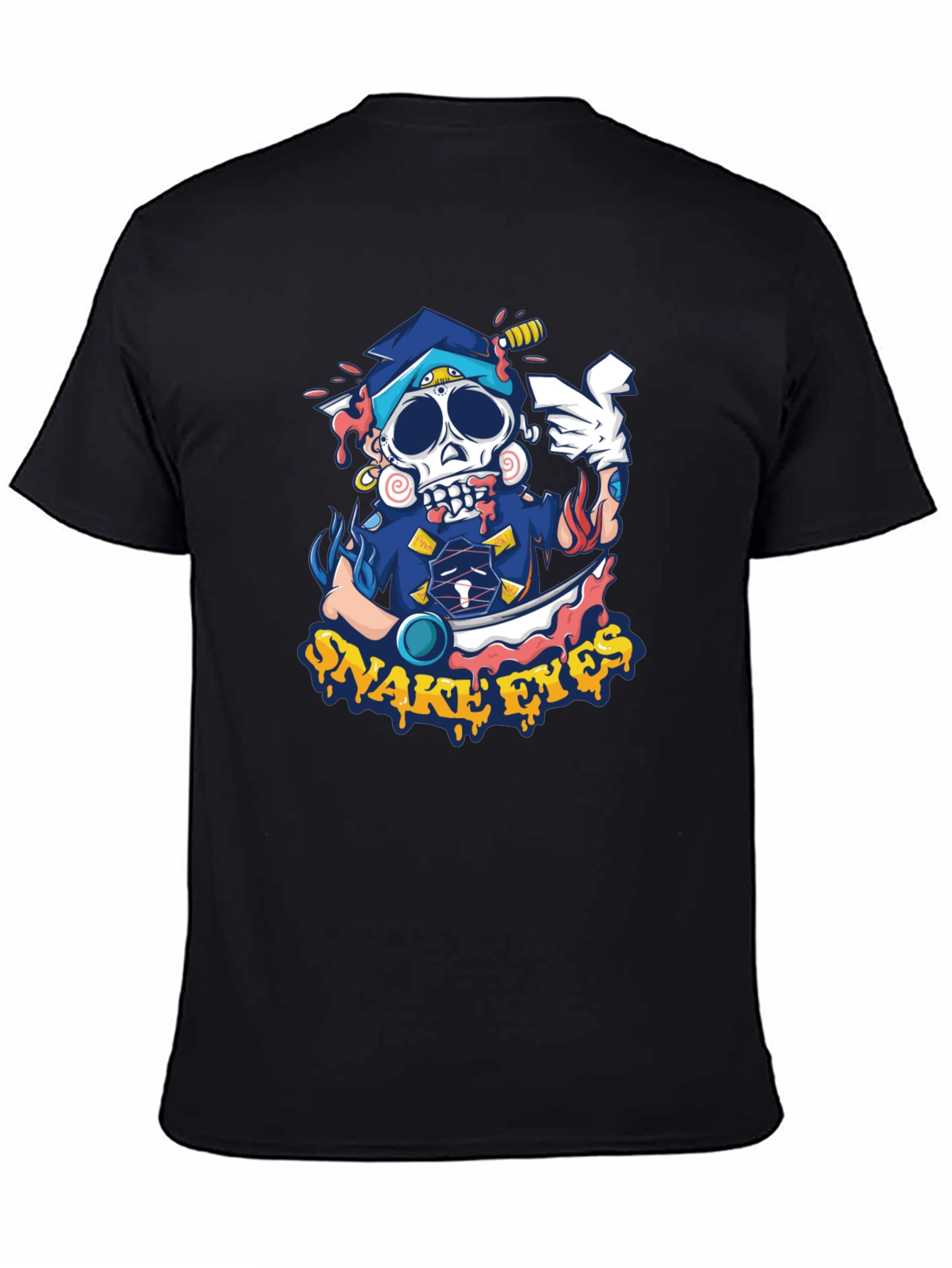 Snake Eyes Graphic T-Shirt - Edgy & Unique Design