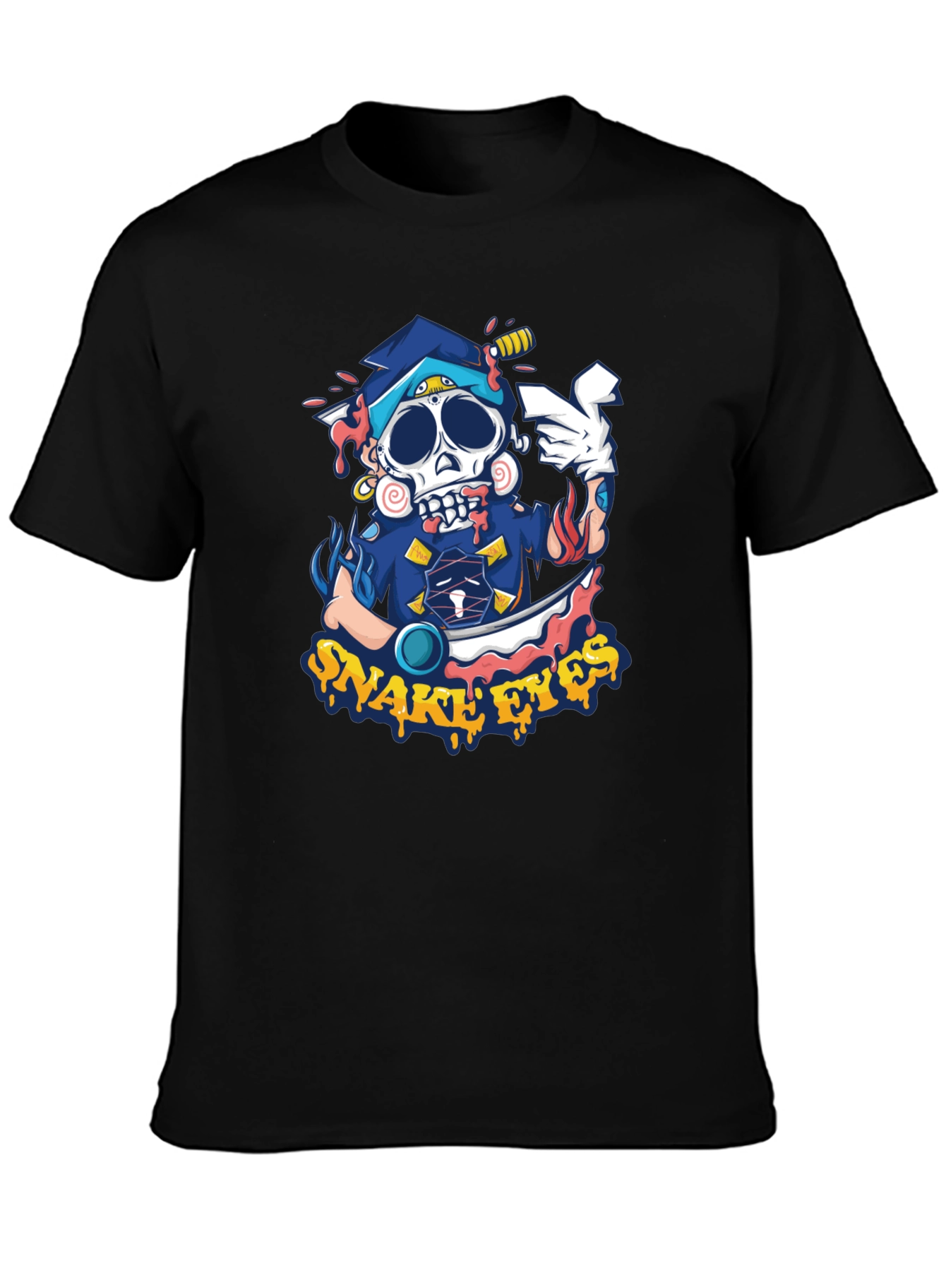 Snake Eyes Graphic T-Shirt - Edgy & Unique Design