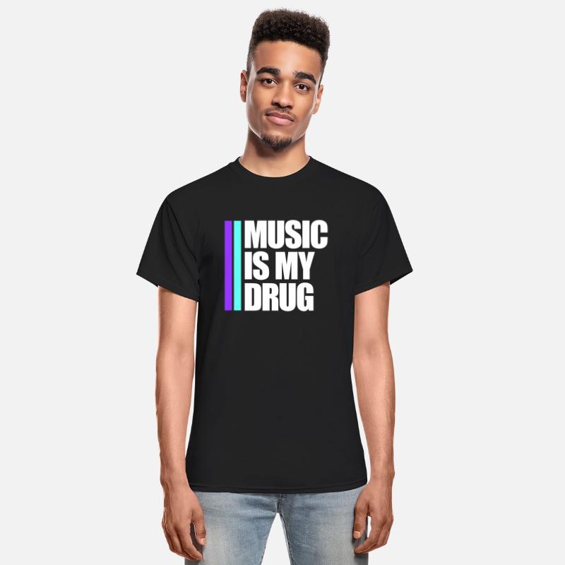 Music is my Drug Text Saying Dance Club Party Love