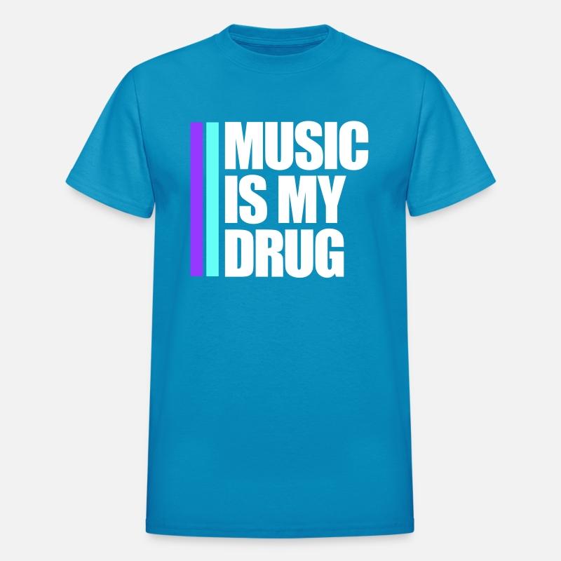 Music is my Drug Text Saying Dance Club Party Love