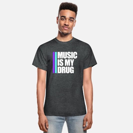 Music is my Drug Text Saying Dance Club Party Love