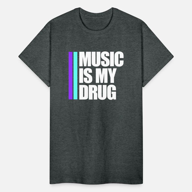Music is my Drug Text Saying Dance Club Party Love