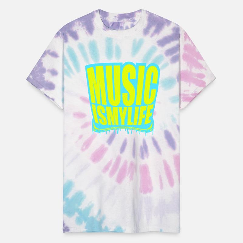 Music is my Life Love Saying Graffiti Spray Drops