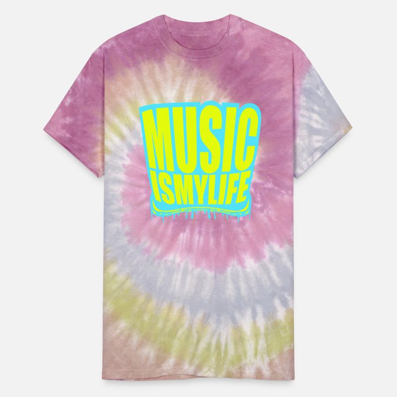 Music is my Life Love Saying Graffiti Spray Drops