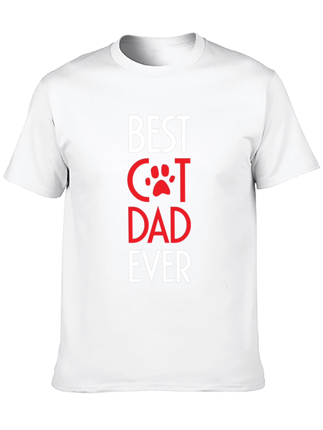 Best Cat Dad Ever T-Shirt - Black