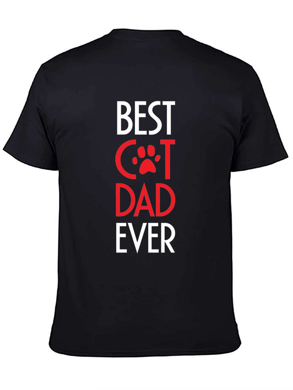 Best Cat Dad Ever T-Shirt - Black