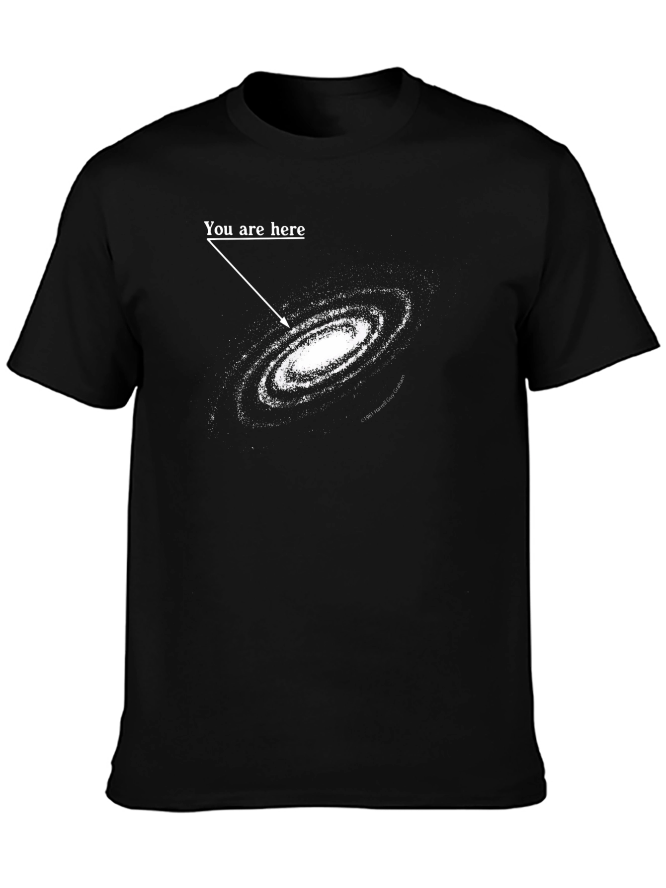 You Are Here Galaxy Graphic T-Shirt