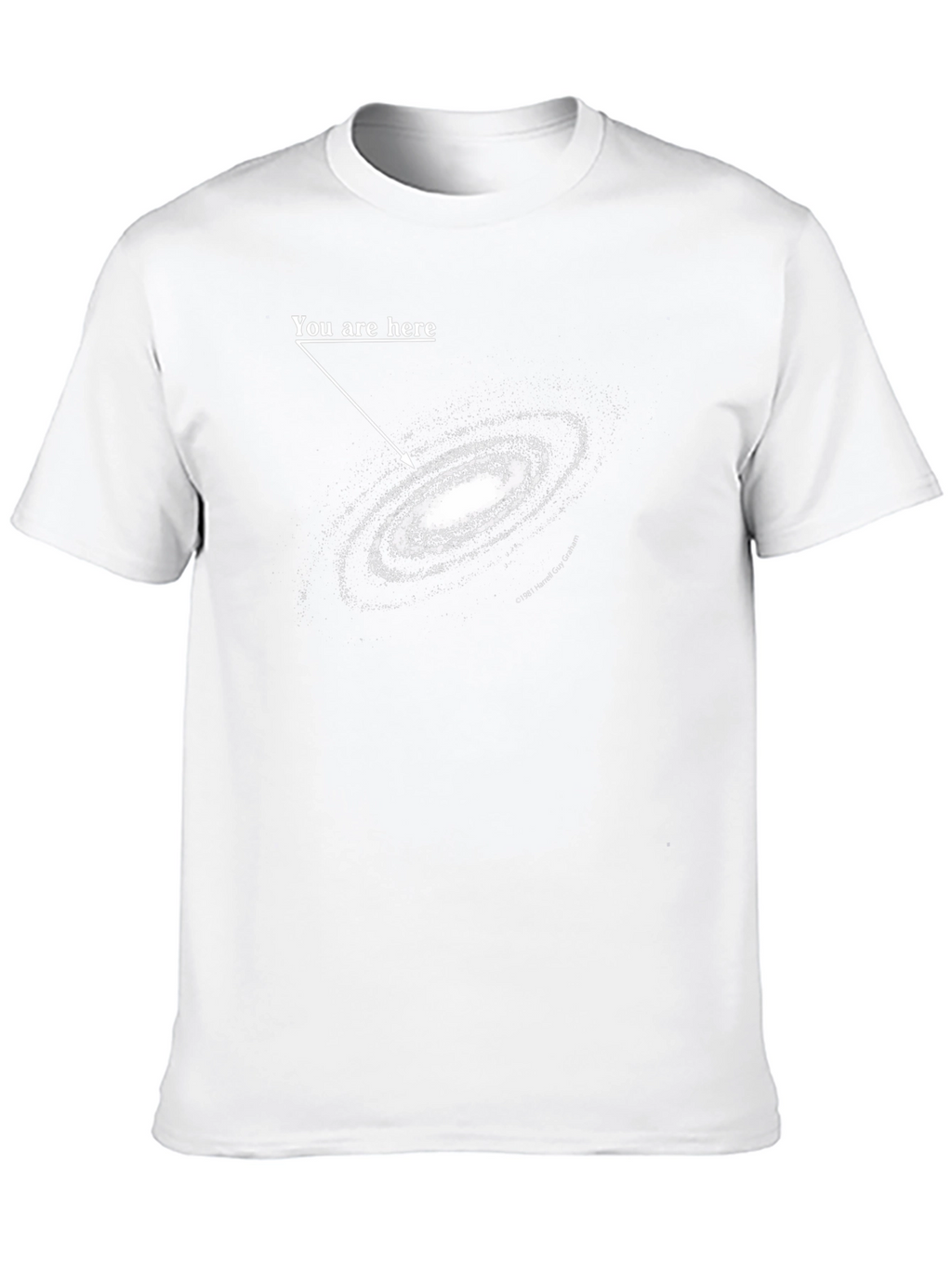 You Are Here Galaxy Graphic T-Shirt