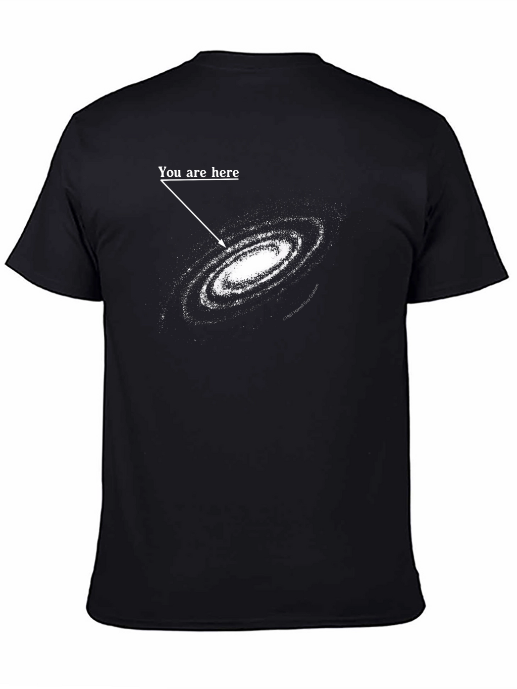 You Are Here Galaxy Graphic T-Shirt
