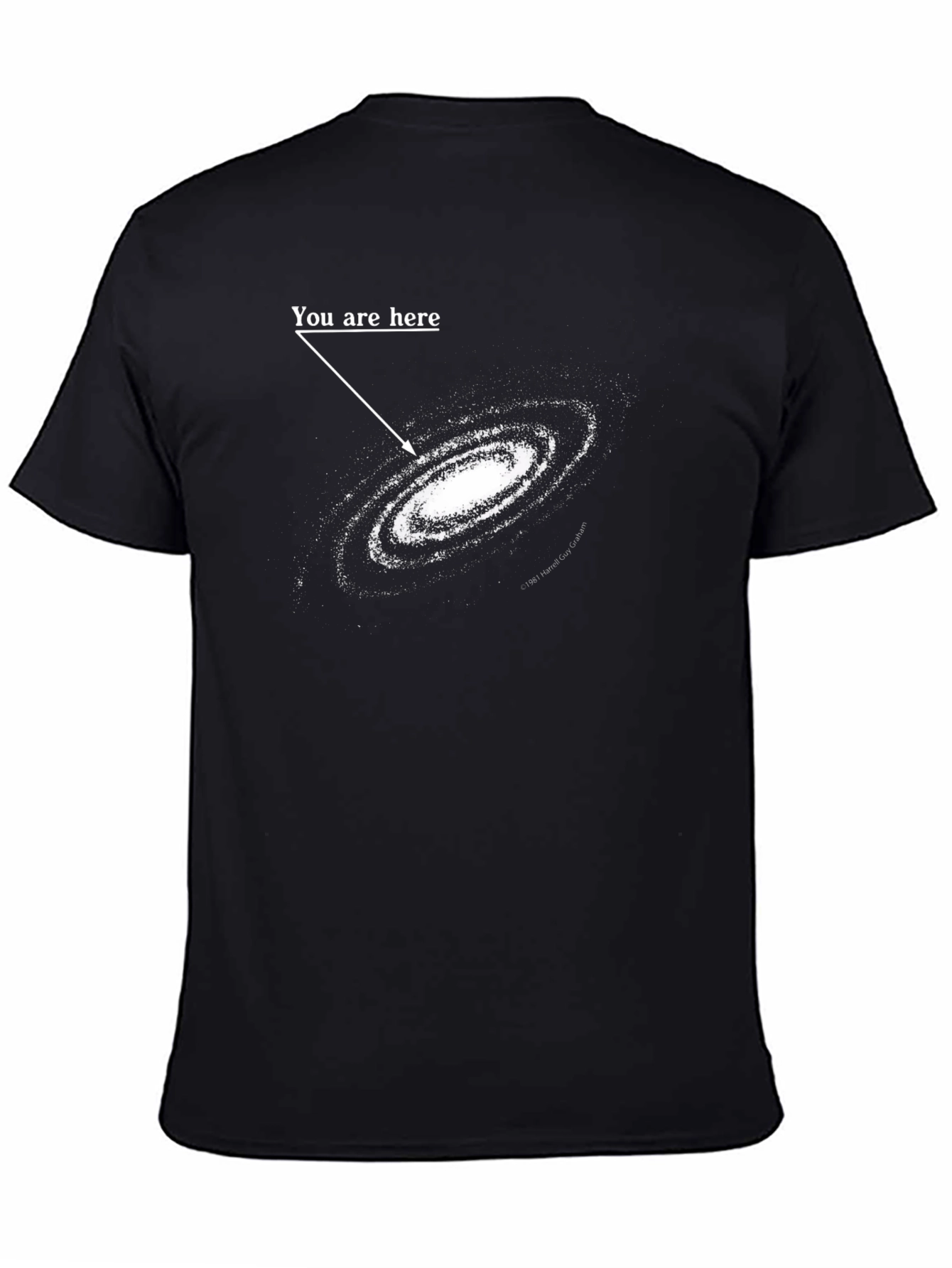 You Are Here Galaxy Graphic T-Shirt