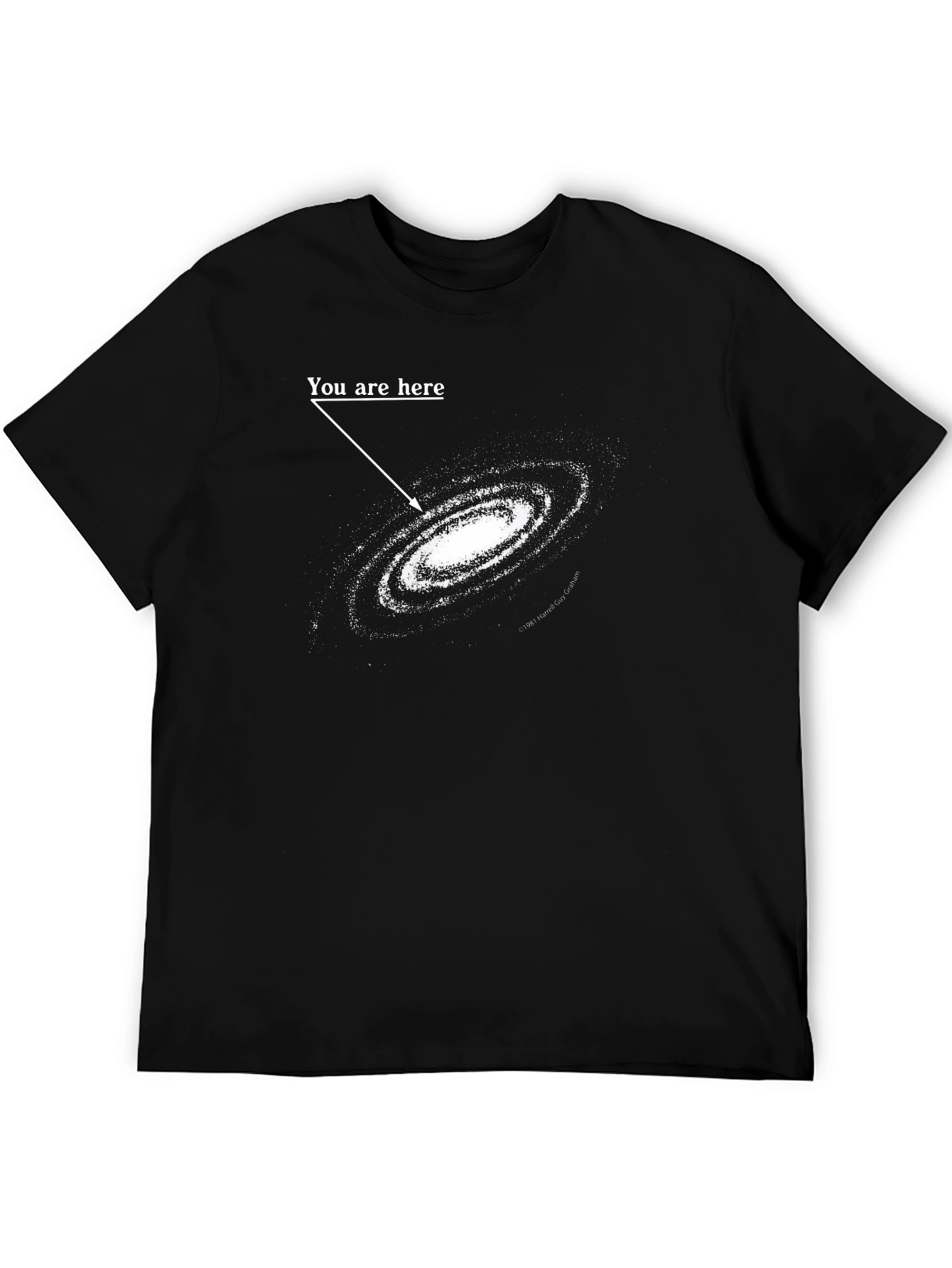 You Are Here Galaxy Graphic T-Shirt