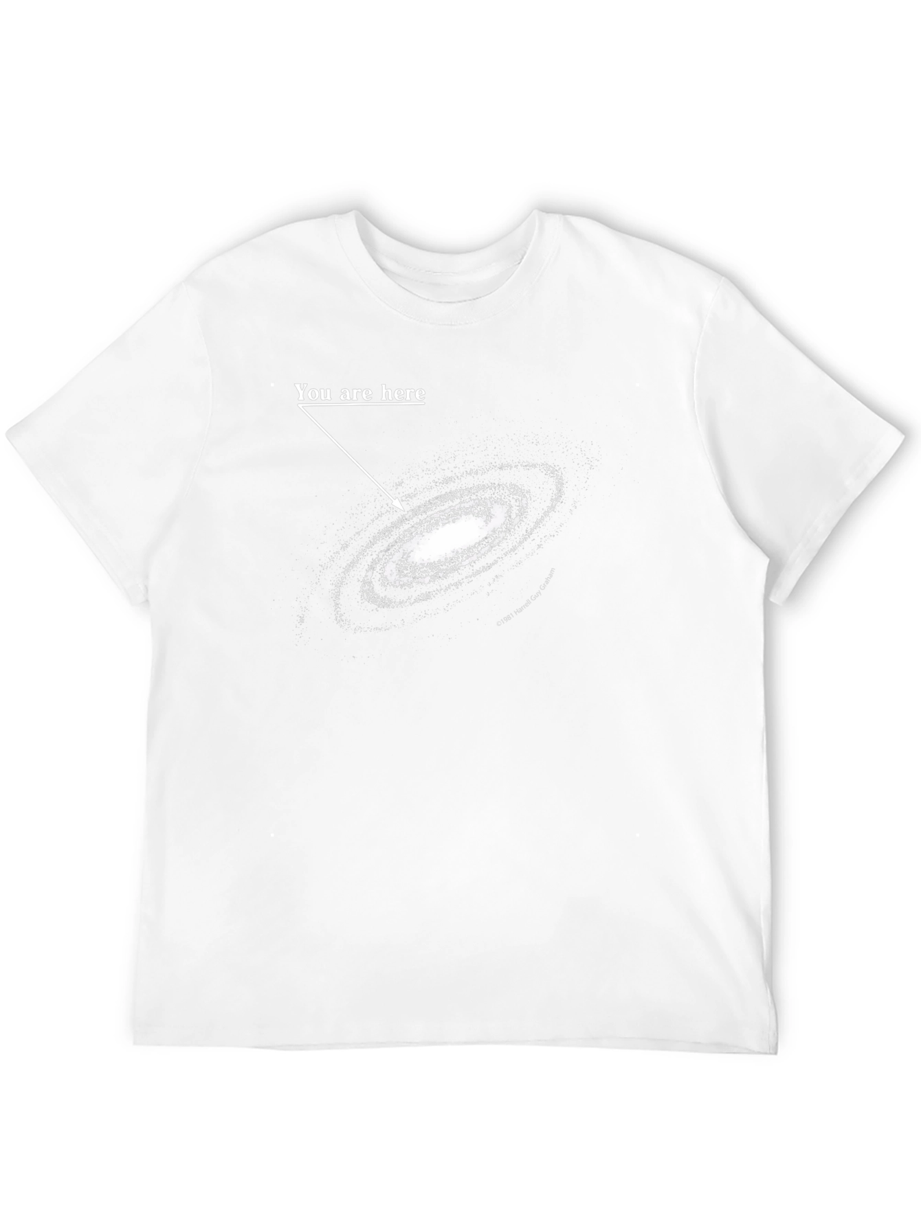 You Are Here Galaxy Graphic T-Shirt