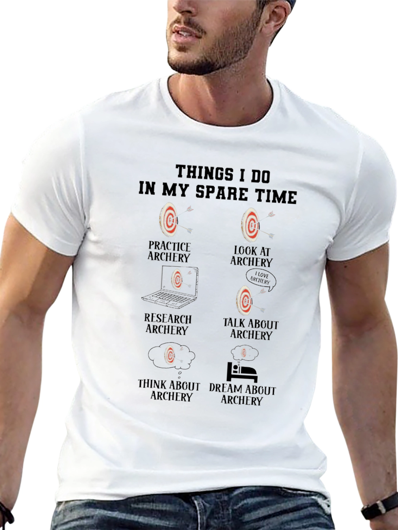 Archery Hobbyist T-Shirt - Spare Time Activities
