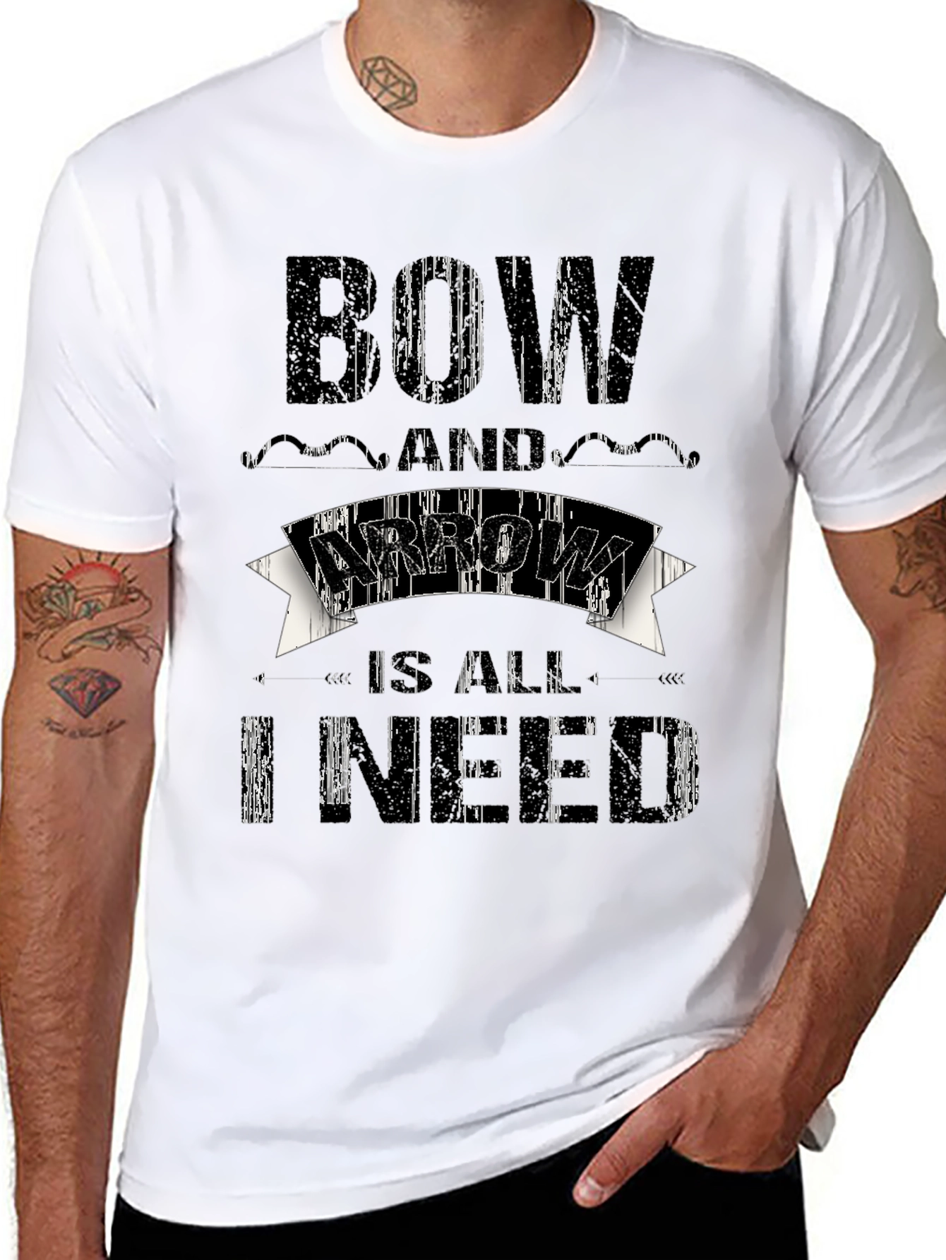 Bow and Arrow Graphic Tee - Archery T-Shirt