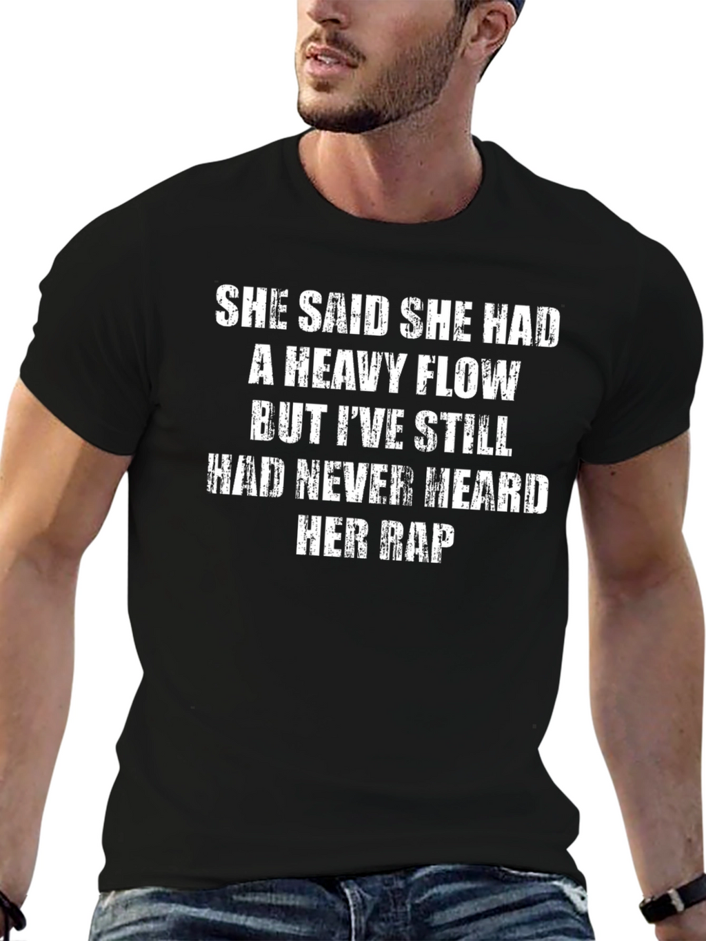 Heavy Flow Pun T-Shirt - Humorous Graphic Tee