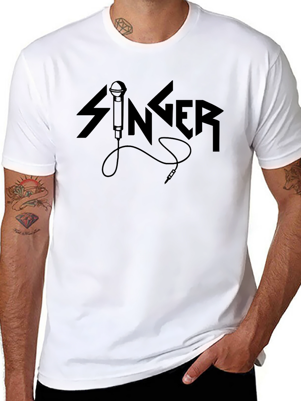 Singer T-Shirt - Music Lover Tee