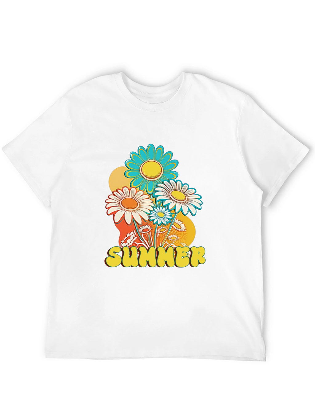 Retro Summer Floral T-Shirt