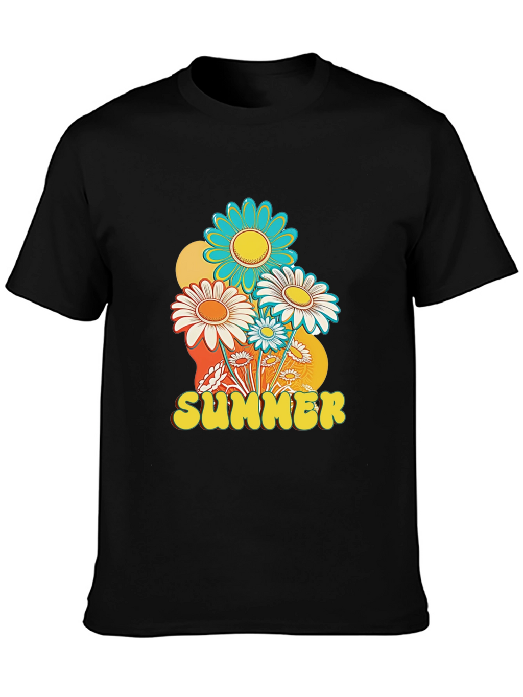 Retro Summer Floral T-Shirt