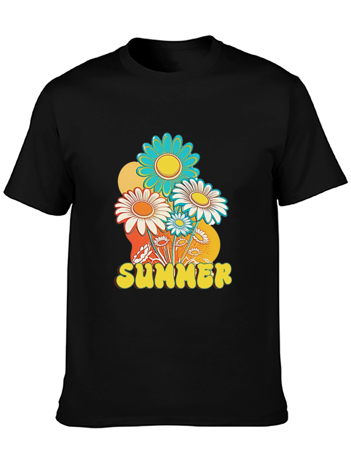 Retro Summer Floral T-Shirt