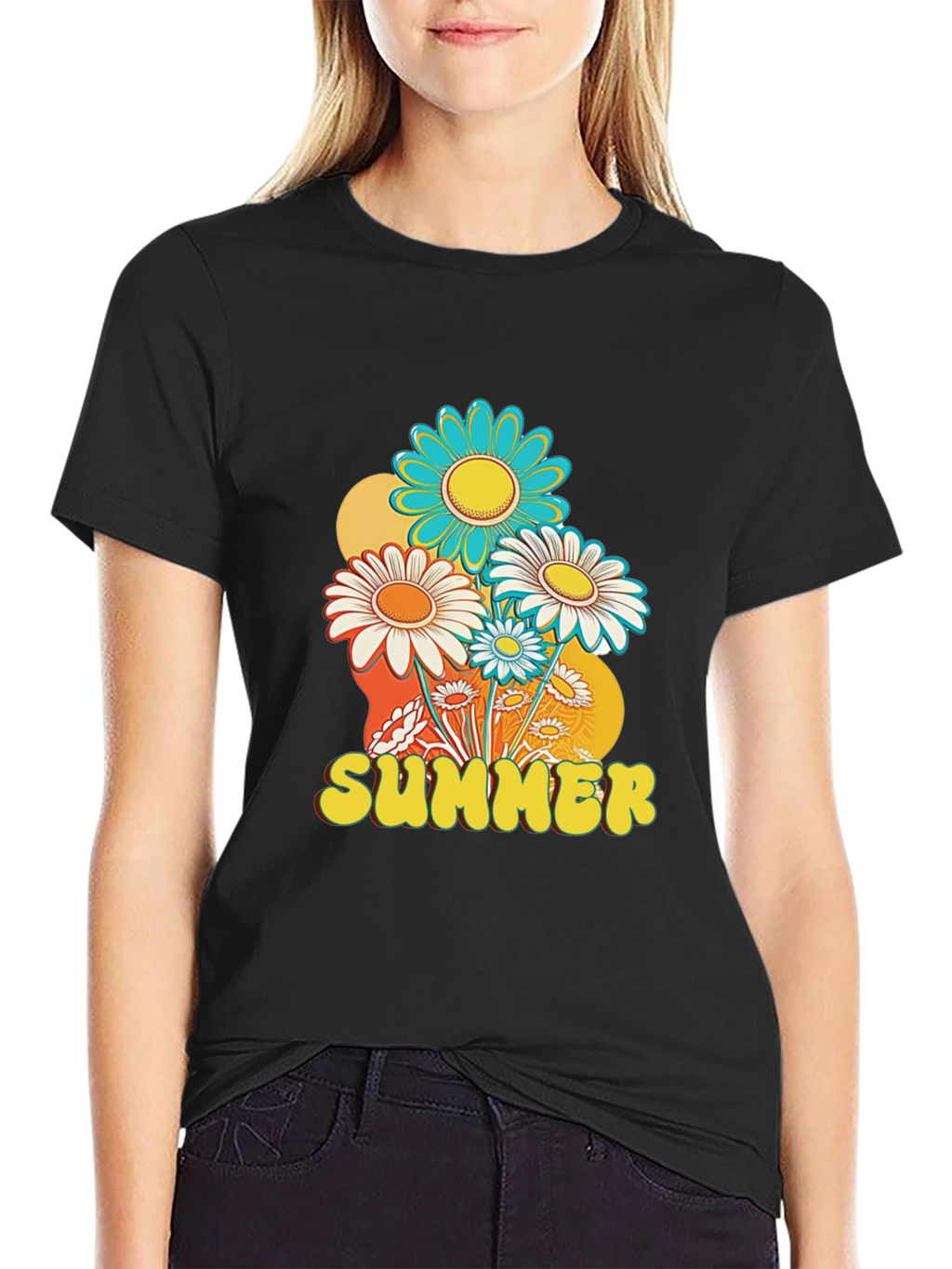 Retro Summer Floral T-Shirt