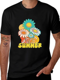 Retro Summer Floral T-Shirt