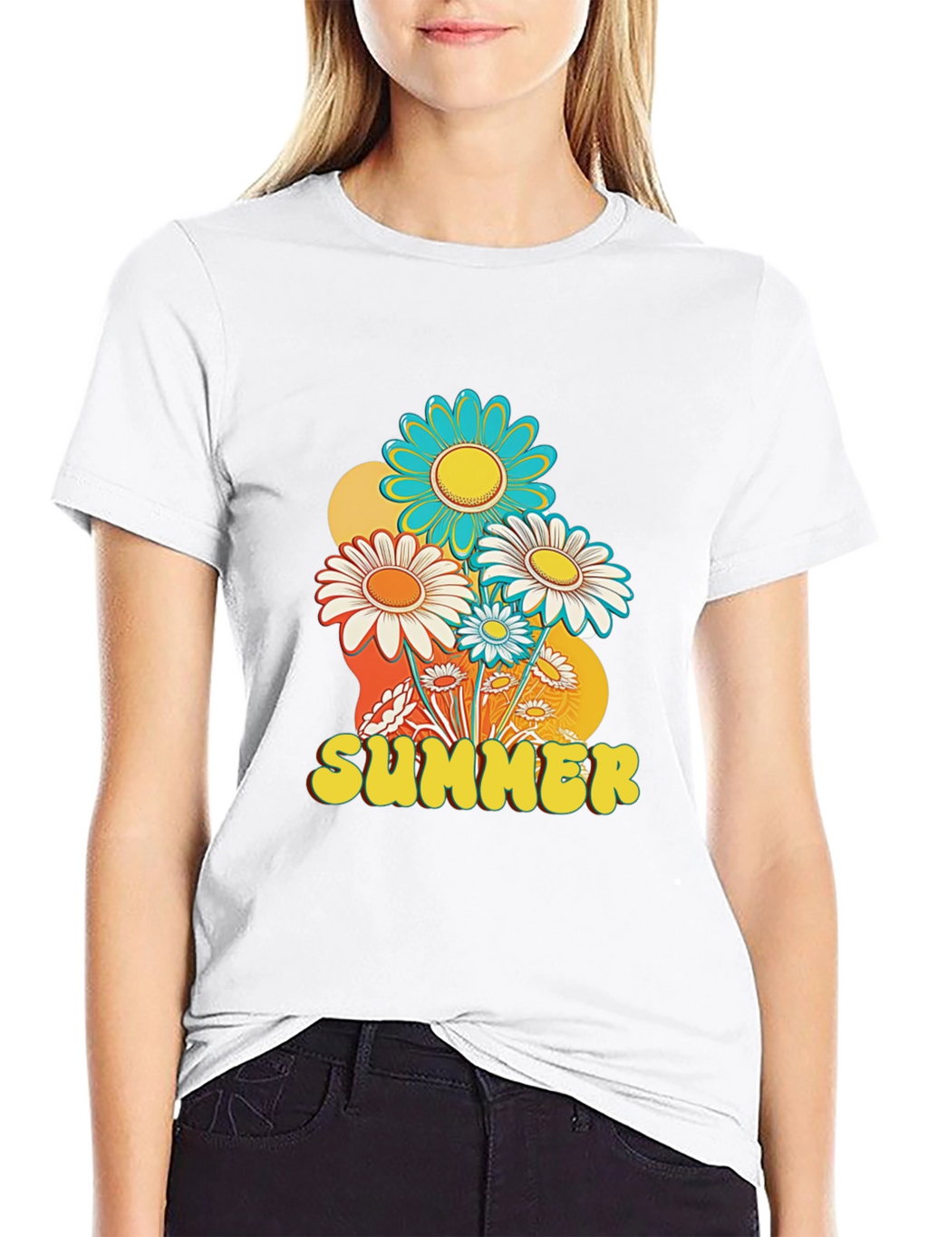 Retro Summer Floral T-Shirt