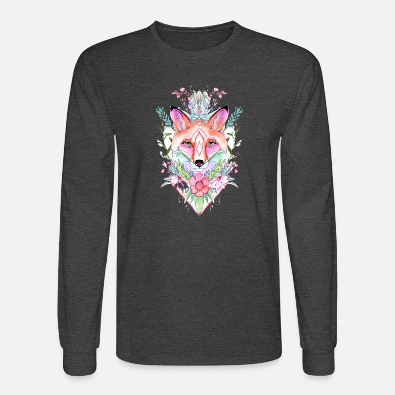 Mystical Fox with Floral Aura