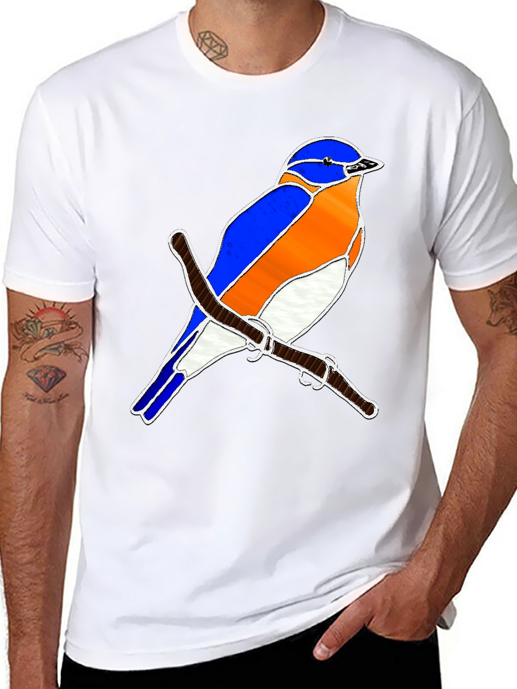 Bluebird T-Shirt - Nature Inspired Graphic Tee