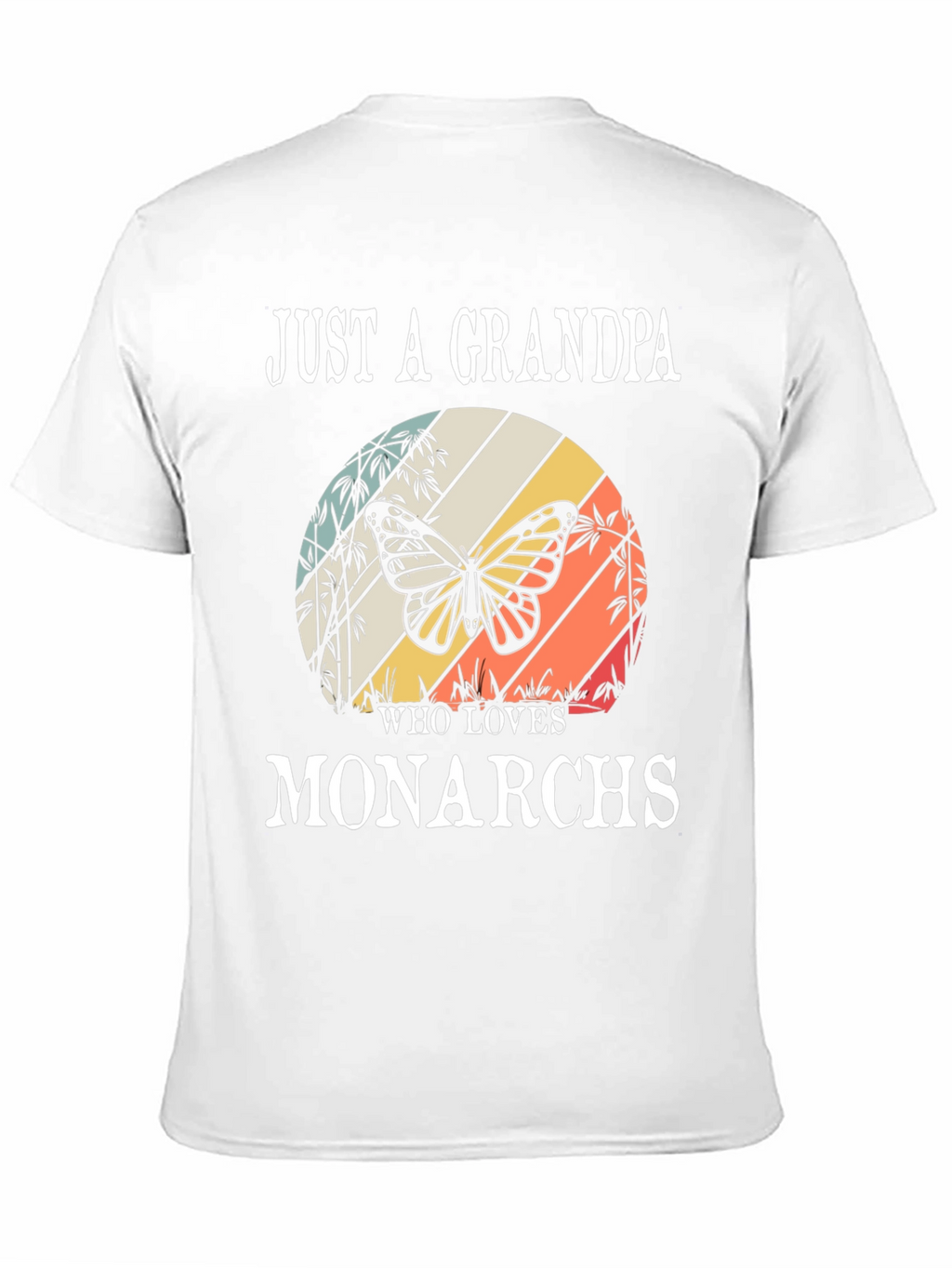 Grandpa Monarch Butterfly T-Shirt