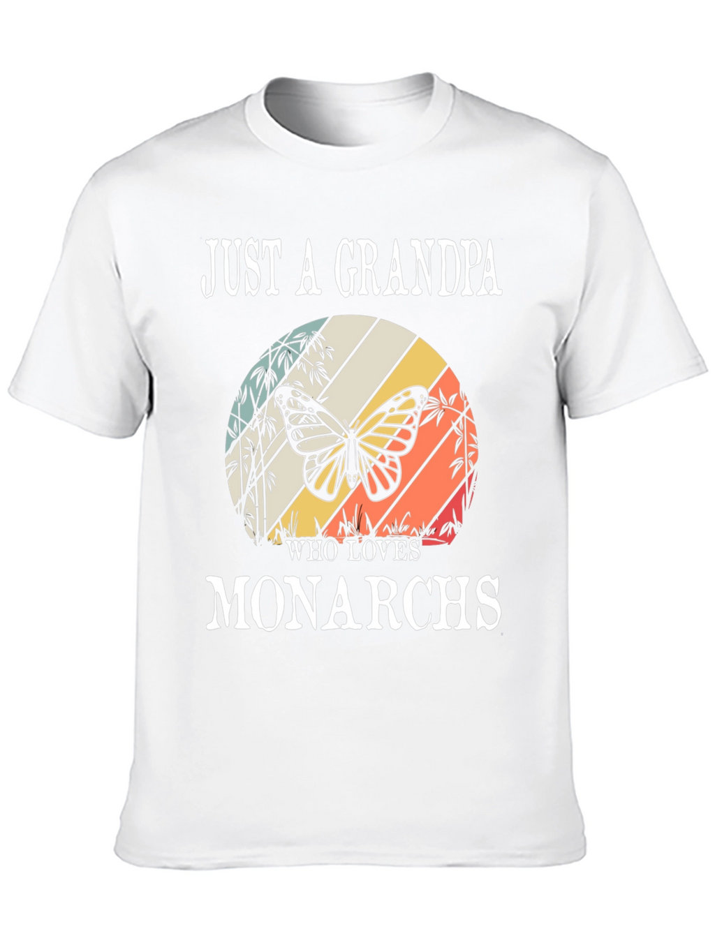 Grandpa Monarch Butterfly T-Shirt
