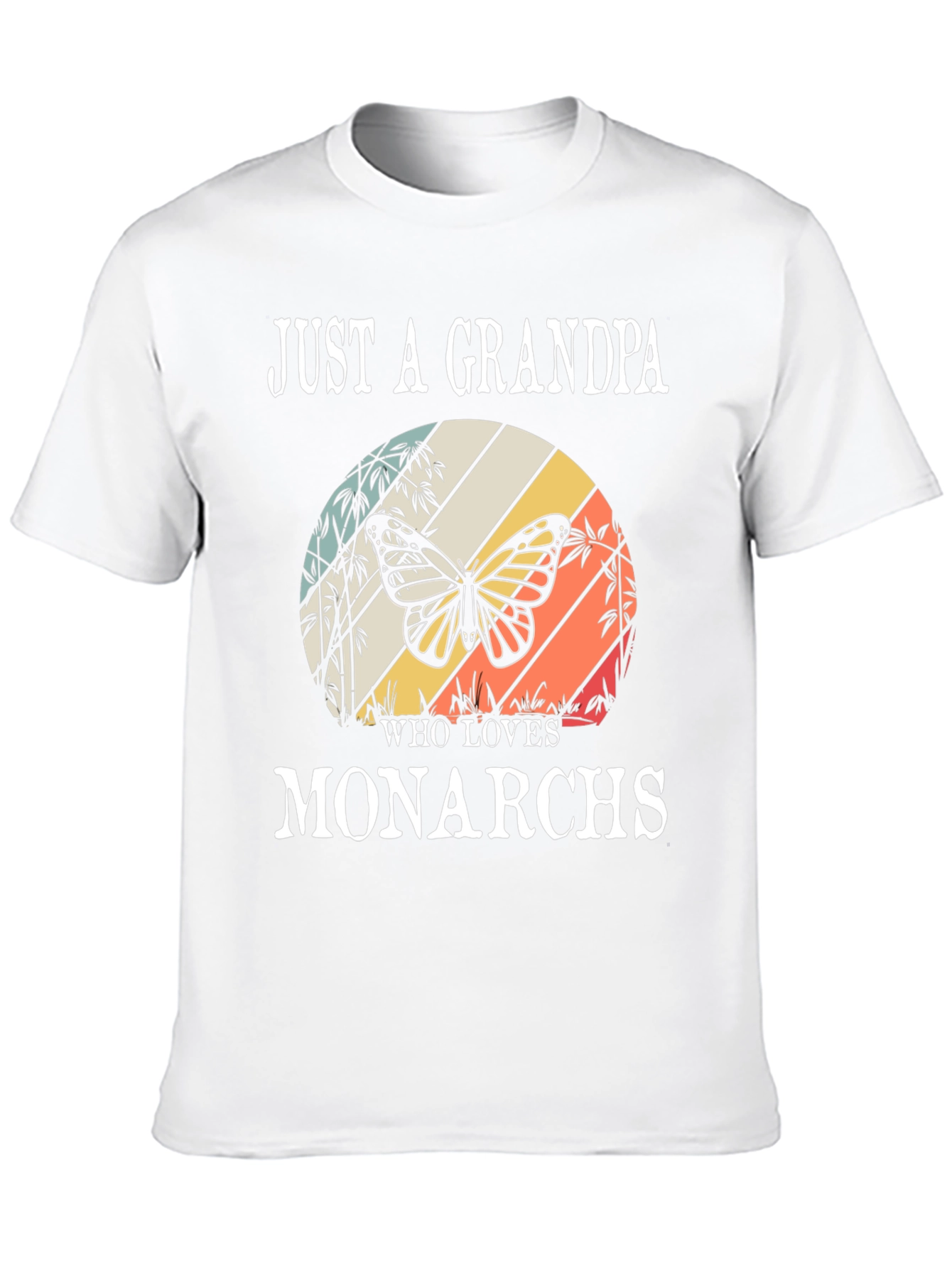 Grandpa Monarch Butterfly T-Shirt