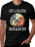 Grandpa Monarch Butterfly T-Shirt