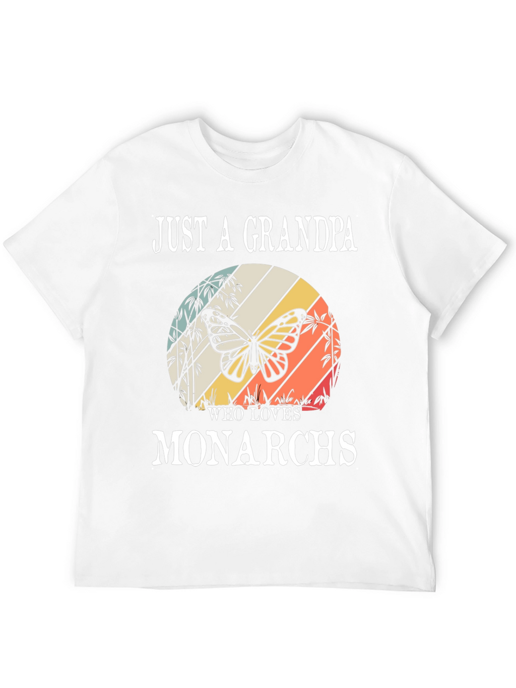Grandpa Monarch Butterfly T-Shirt