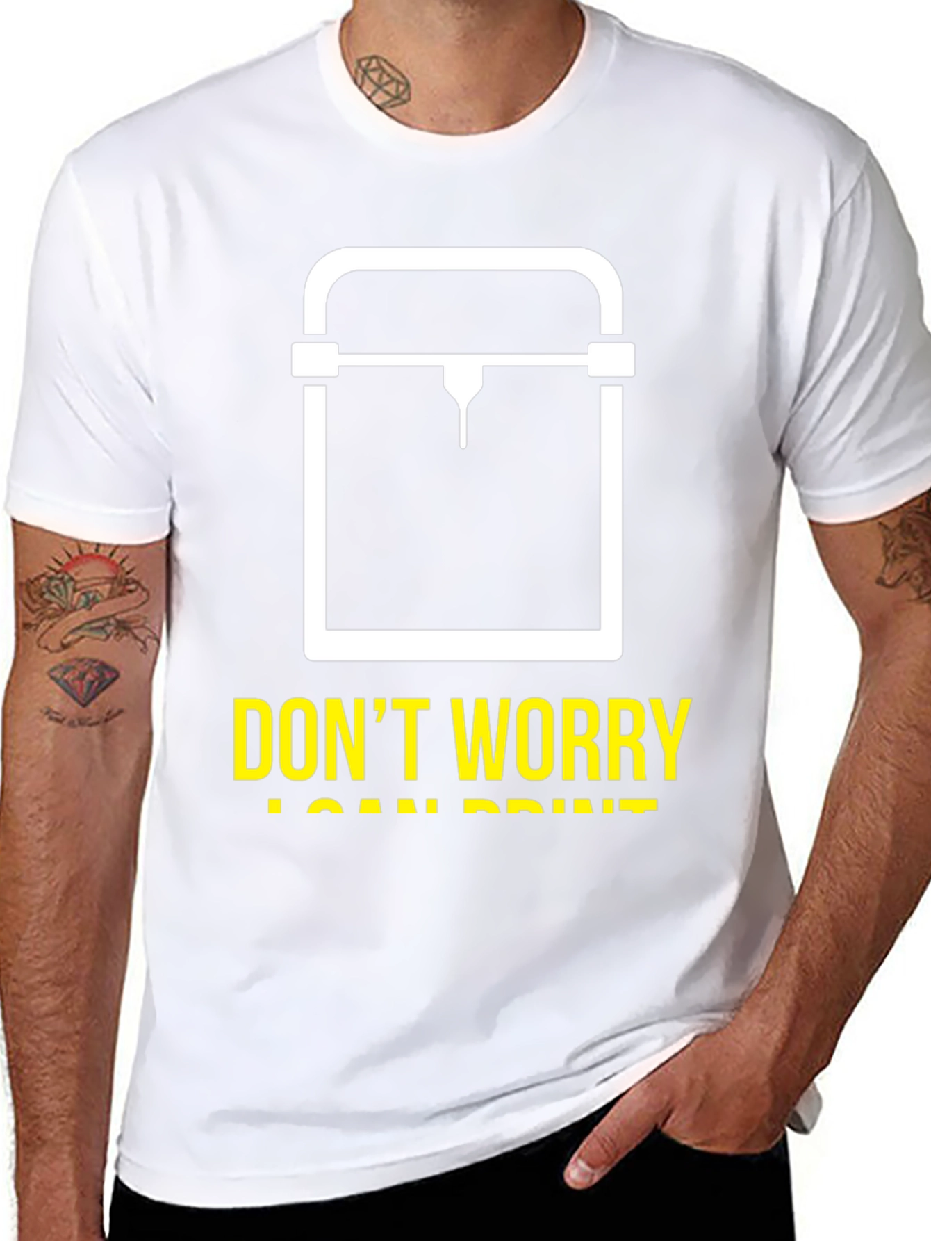 Dont Worry I Can Print 3D Printer T-Shirt