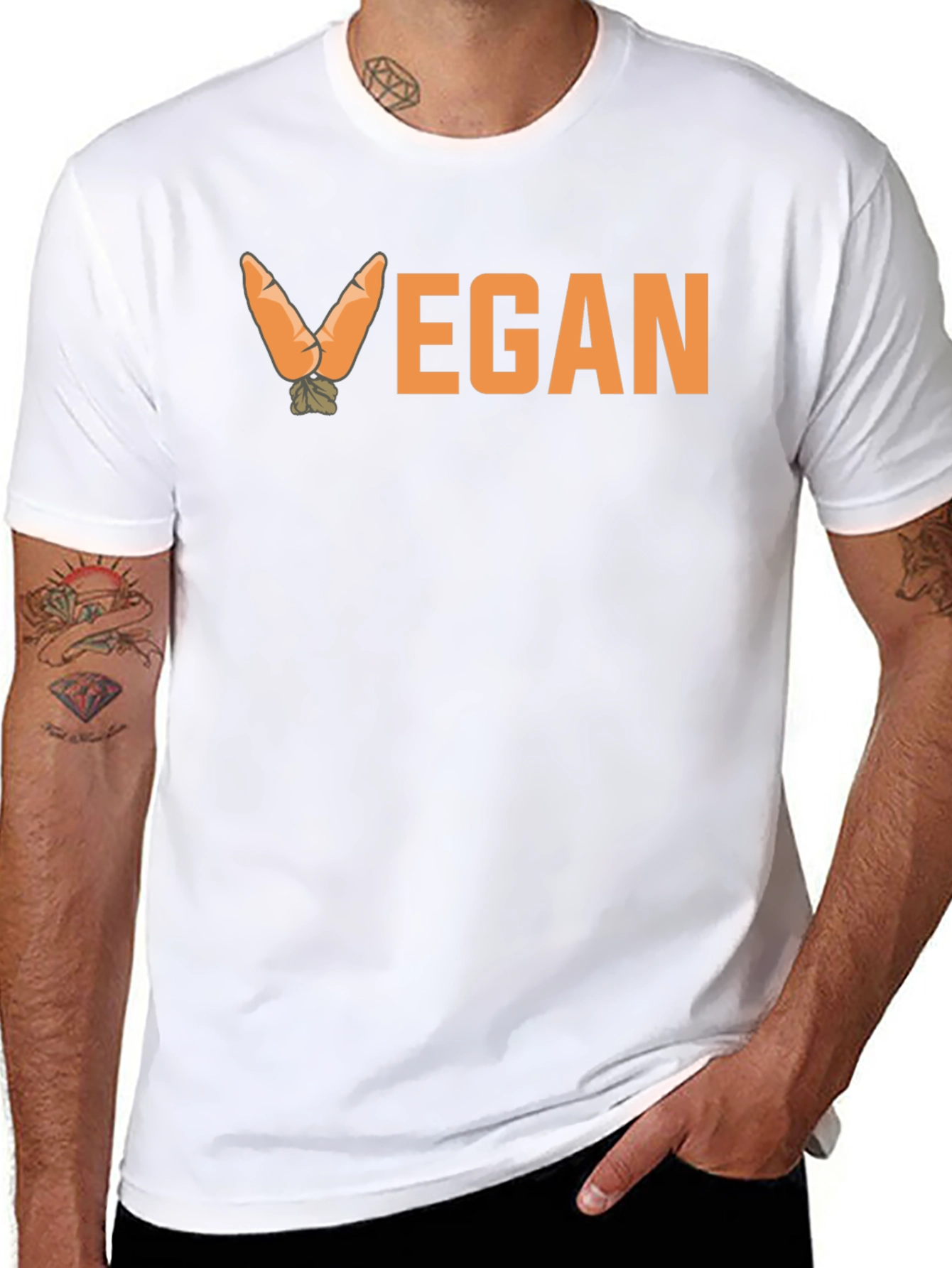 Vegan Carrot Tee - Plant Based T-Shirt
