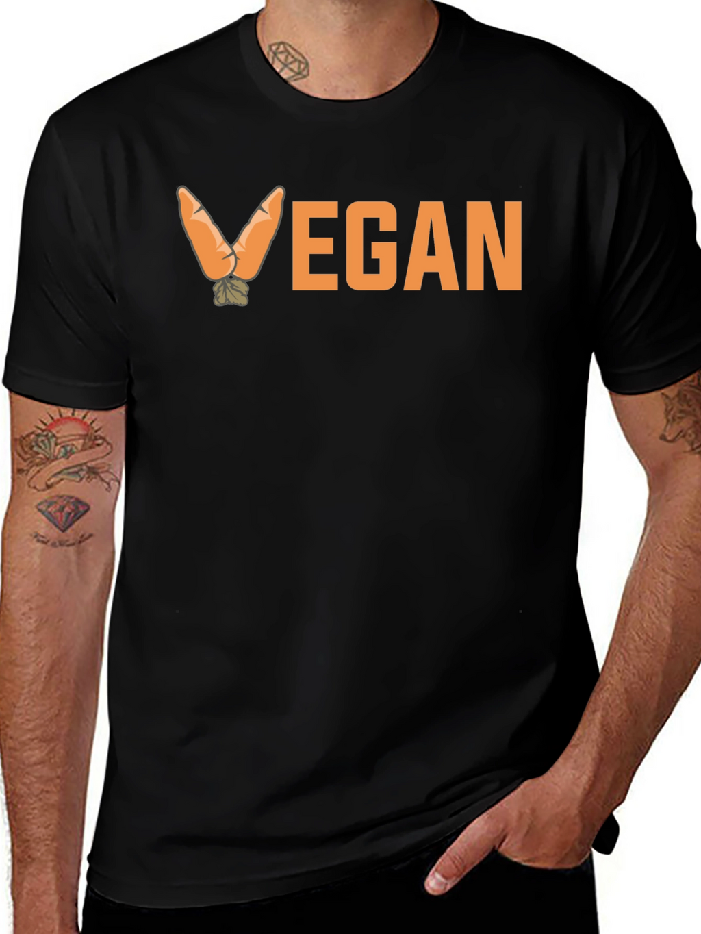 Vegan Carrot Tee - Plant Based T-Shirt