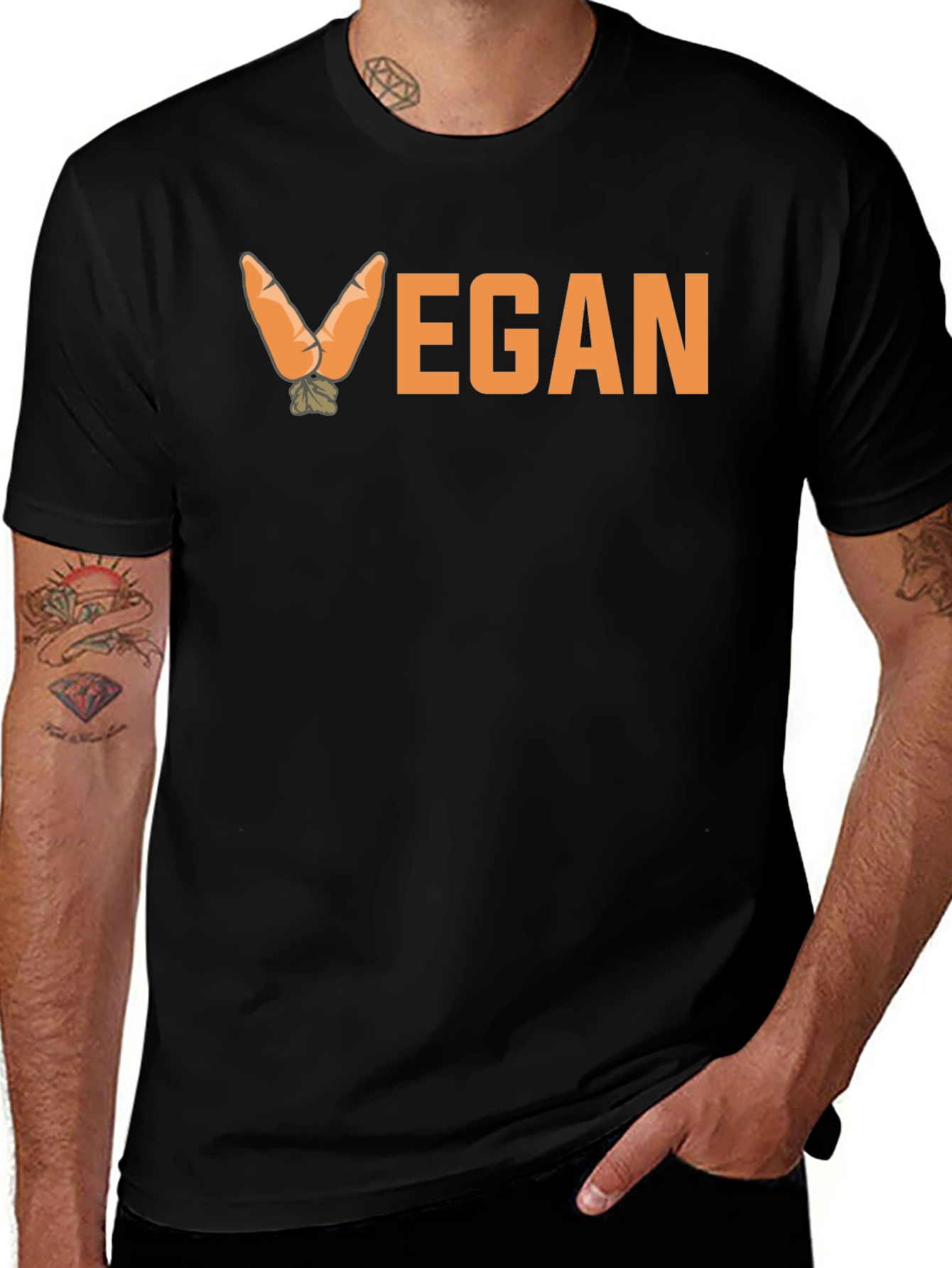 Vegan Carrot Tee - Plant Based T-Shirt