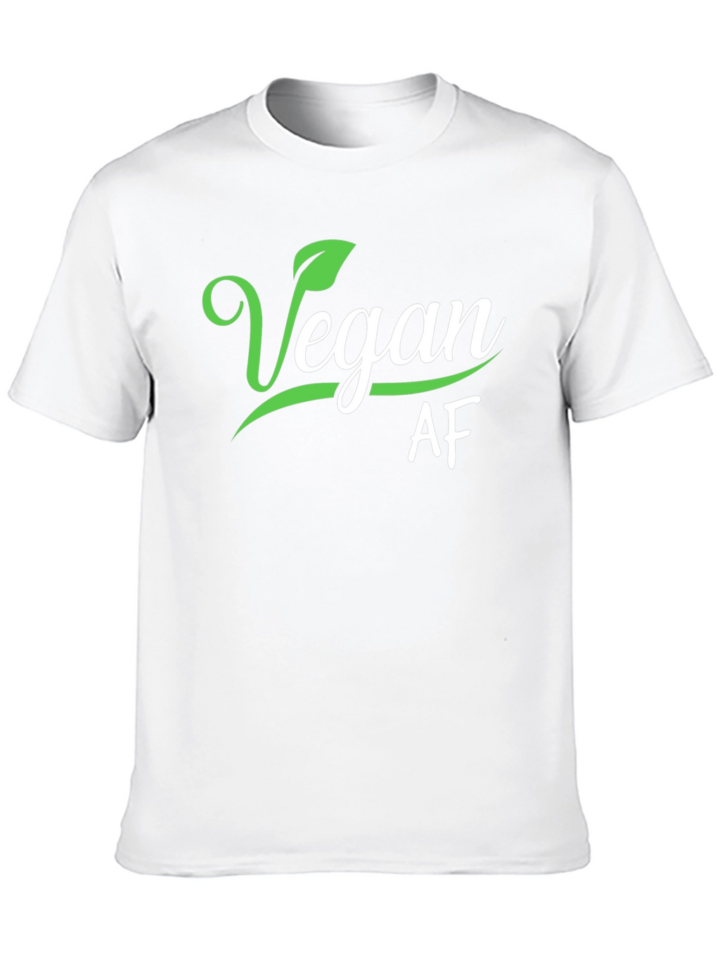 Vegan AF Black Graphic Tee Shirt