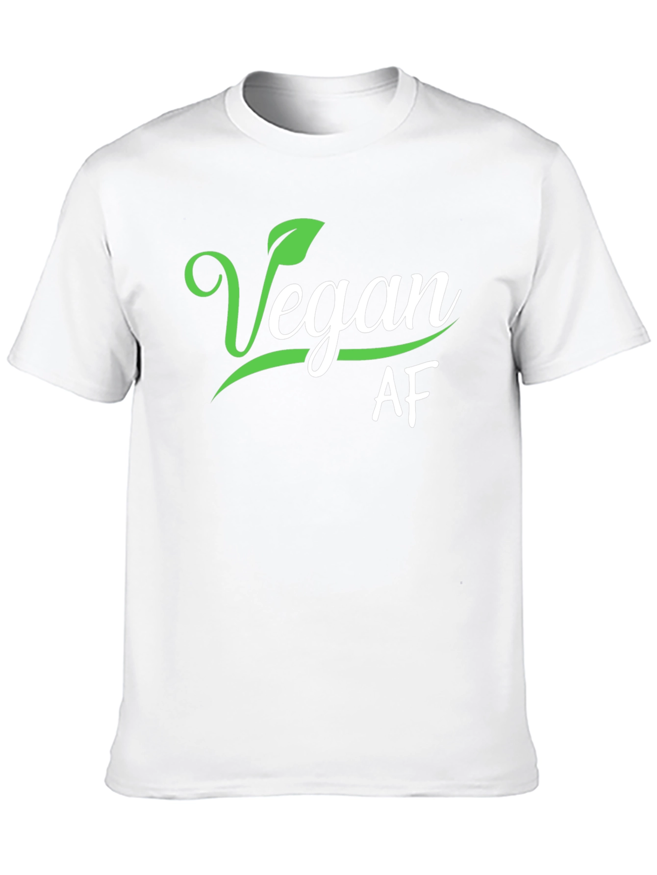 Vegan AF Black Graphic Tee Shirt